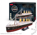 Puzzle 3D Titanic LED