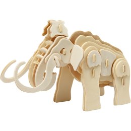 Puzzle 3D drewniane, mamut