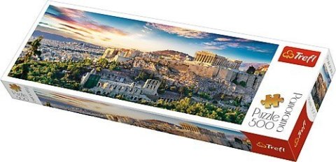 Puzzle 500 elementów Panorama - Akropol, Ateny