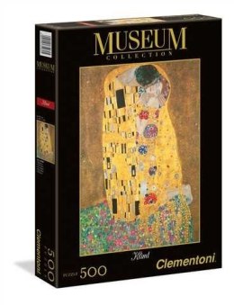 Puzzle 500 elementów Museum, Klimt: Pocałunek