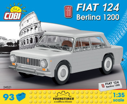 Kocki Youngtimer Fiat 124 Berl ina 1200 93 elementów