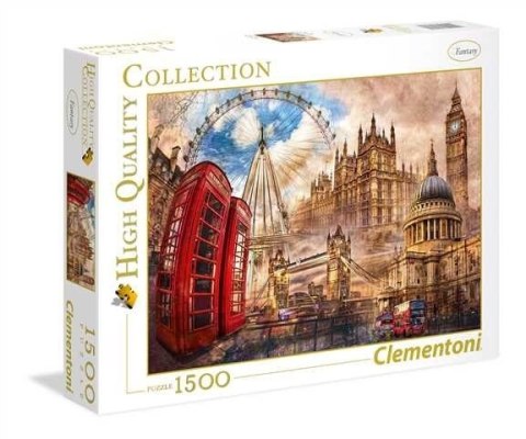Puzzle 1500 elementów High Quality Vintage London