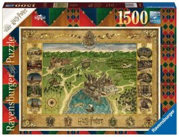 Puzzle 1500 elementów Mapa Hogwartu