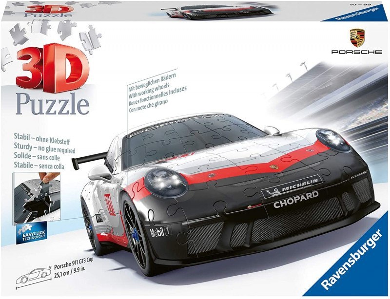 Puzzle 3D Porsche GT3 Cup 108 elementów