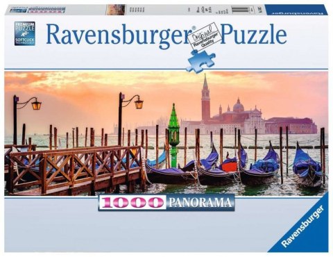 Puzzle 1000 elementów Panorama Gondole w Wenecji