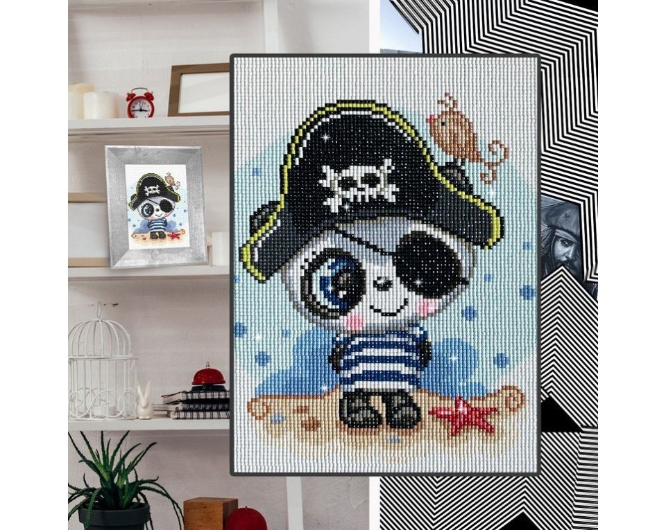 Diamentowa Mozaika 20x29 Pirat