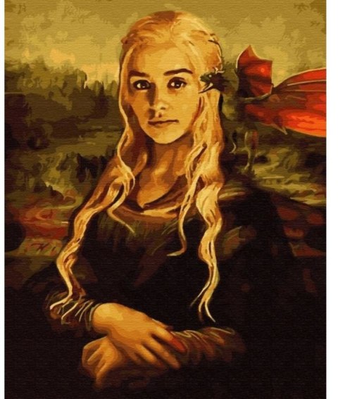 Obraz Malowanie po numerach - Gra o tron - Daenerys ze smokiem