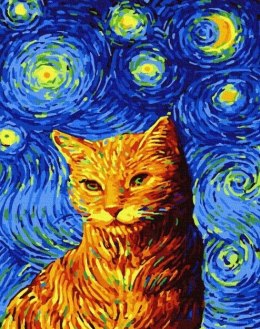 Obraz Malowanie po numerach - Kot