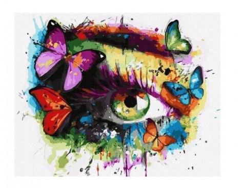 Obraz Malowanie po numerach - Oko motyl