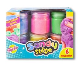 Sandy Slime Zestaw masa plastyczna 6 kolorów