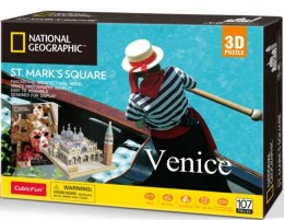 Puzzle 3D National Geographic - Wenecja, 107 el.