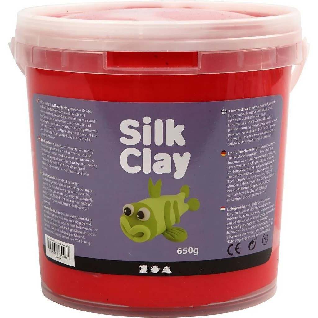 Silk Clay Czerwony 650 g