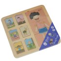 Tablica Edukacyjna Ciało Ludzkie Układanka Klocki Puzzle Dopasuj 19 el.