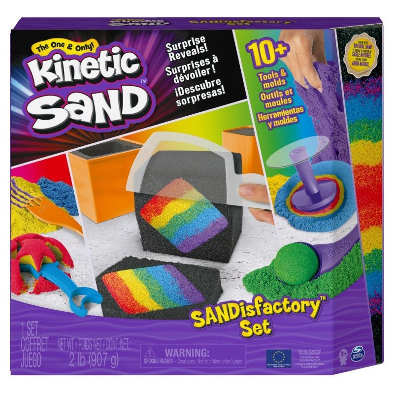 Piasek kinetyczny Kinetic Sand Zestaw Wytwórnia piasku