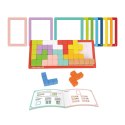 Układanka Klocki Tetris 10 Poziomów Trudności 22 el., Tooky Toy