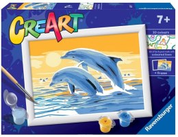 Malowanka CreArt dla dzecki Delfiny