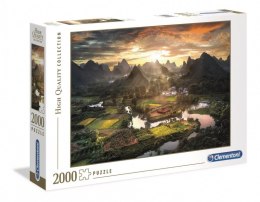 Puzzle 2000 elementów HQ Chiński pejzaż