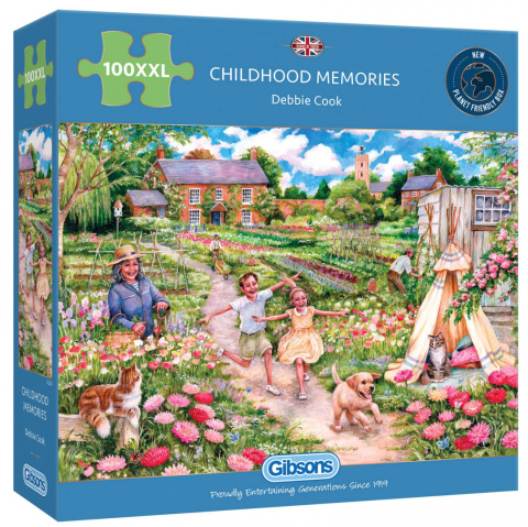 Puzzle 100 el. XXL Wspomnienia z dzieciństwa, Gibsons