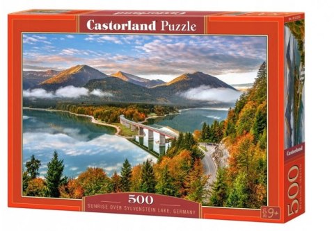 Puzzle 500 elementów Sunrise over Sylvenstein Lake