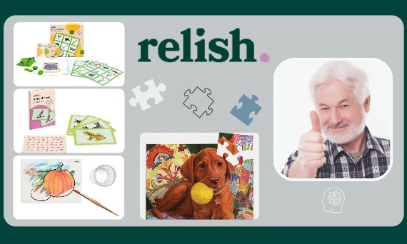 Pomoce terapeutyczne marki Relish w aktywizacji seniorów z demencją