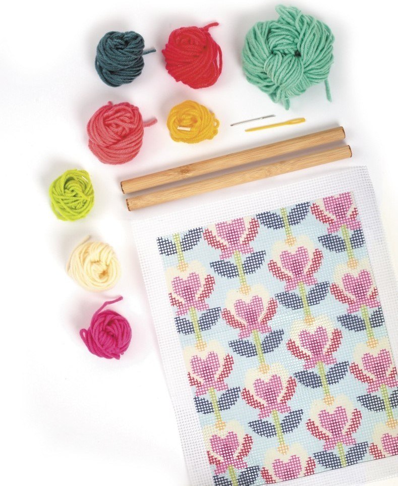 zajęcia dla os&oacute;b starszych &ndash; rękodzieło dla senior&oacute;w &ndash; makatka