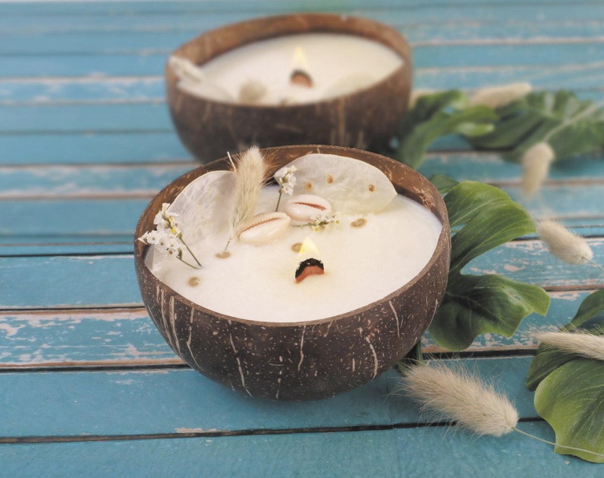 DIY na warsztatach terapii zajęciowej z seniorami – świece sojowe